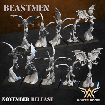 Unidad de Arpías Hombres Bestia en Warhammer Fantasy