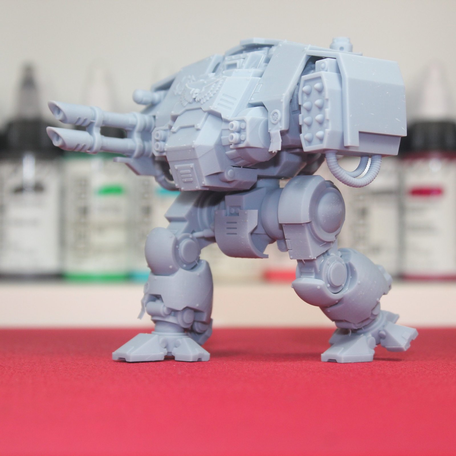 Ballistus Dreadnought Space Marines con armamento pesado en Warhammer 40K