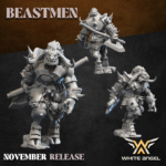 Bestigors de los Hombres Bestia en Warhammer The Old World