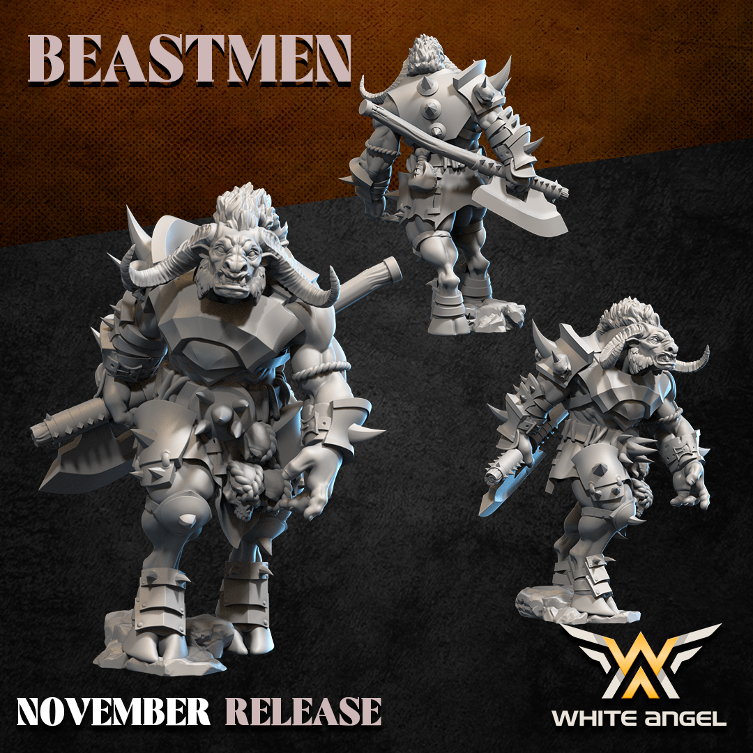 Bestigors de los Hombres Bestia en Warhammer The Old World