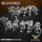 Bestigors marchando a la batalla en Warhammer The Old World