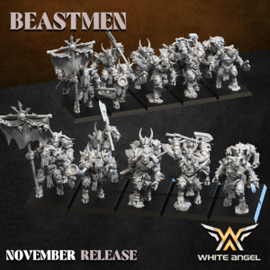 Bestigors marchando a la batalla en Warhammer The Old World