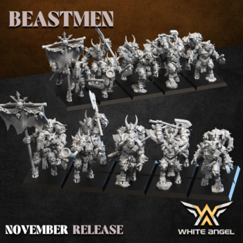 Bestigors marchando a la batalla en Warhammer The Old World