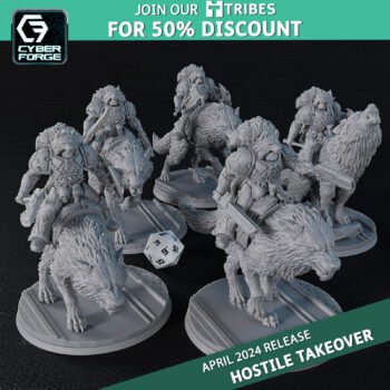 Lobos de Trueno Space Wolves caballería