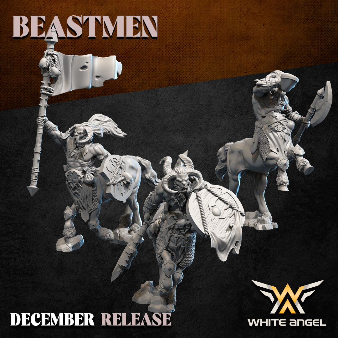 Caballería ligera Centigors del ejército de Hombres Bestia