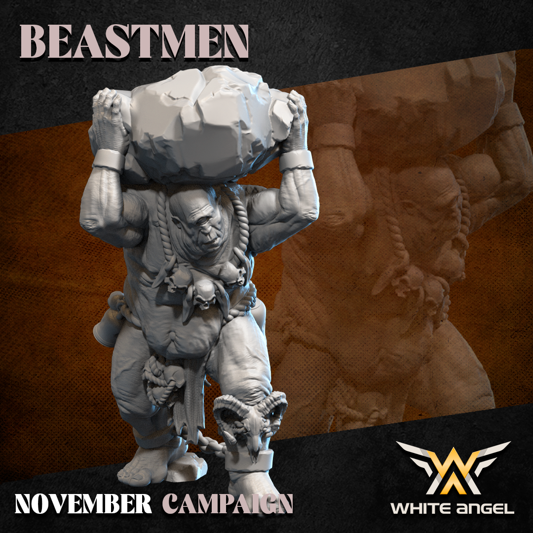 Cíclope de los Hombres Bestia en Warhammer The Old World