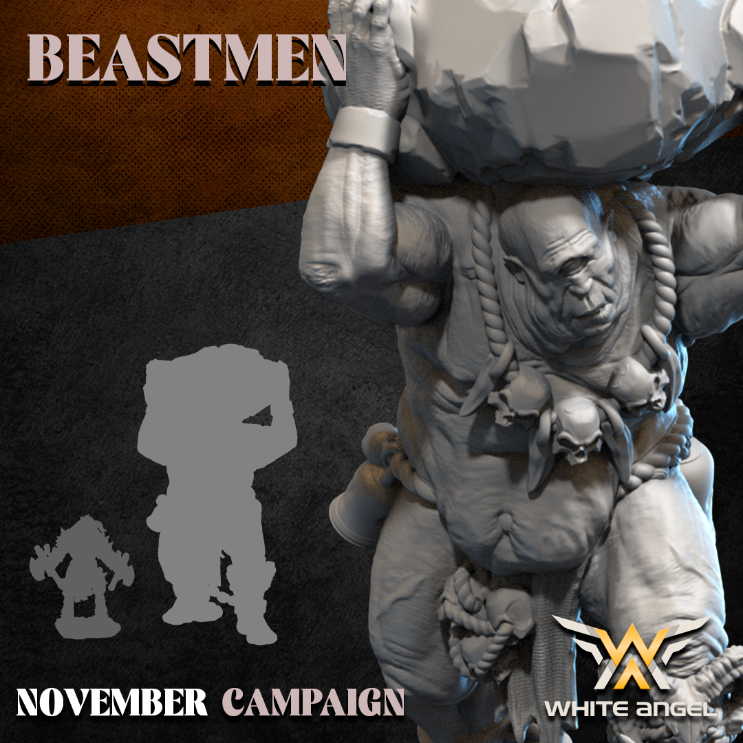 Cíclope Hombres Bestia Warhammer Fantasy escala