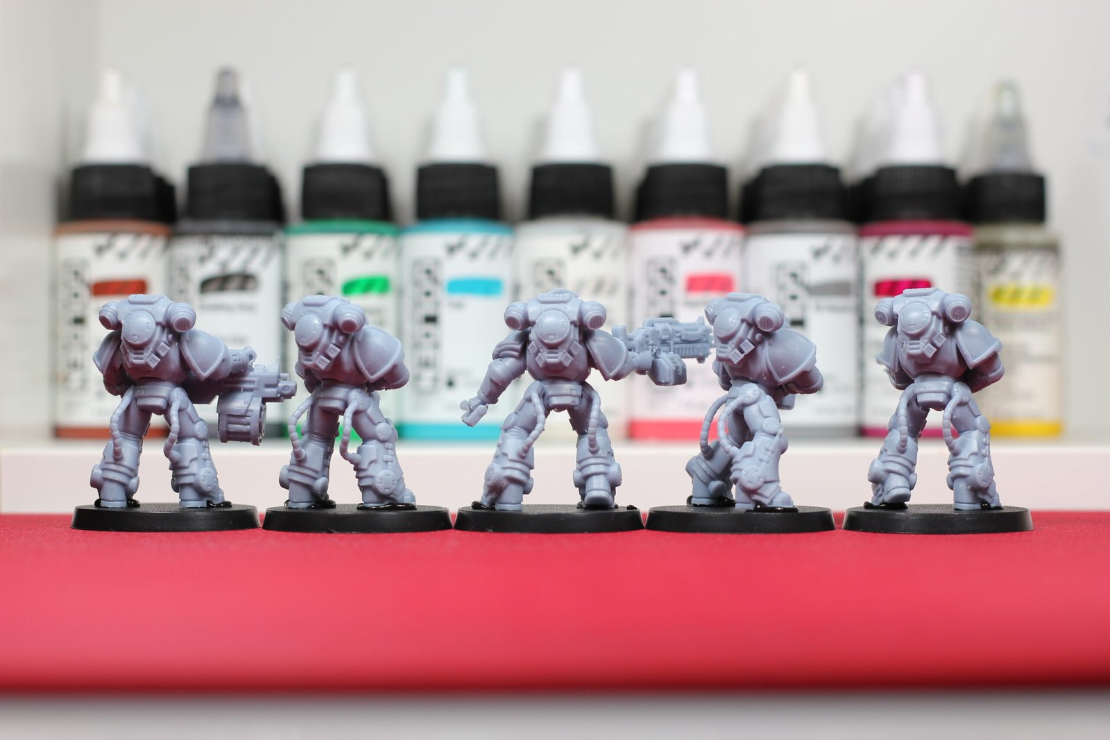 Heavy Intercessors avanzando en formación en Warhammer 40K