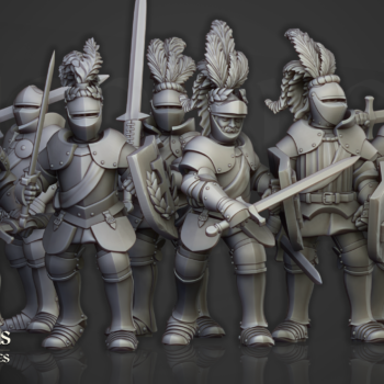 Caballeros del Imperio a pie