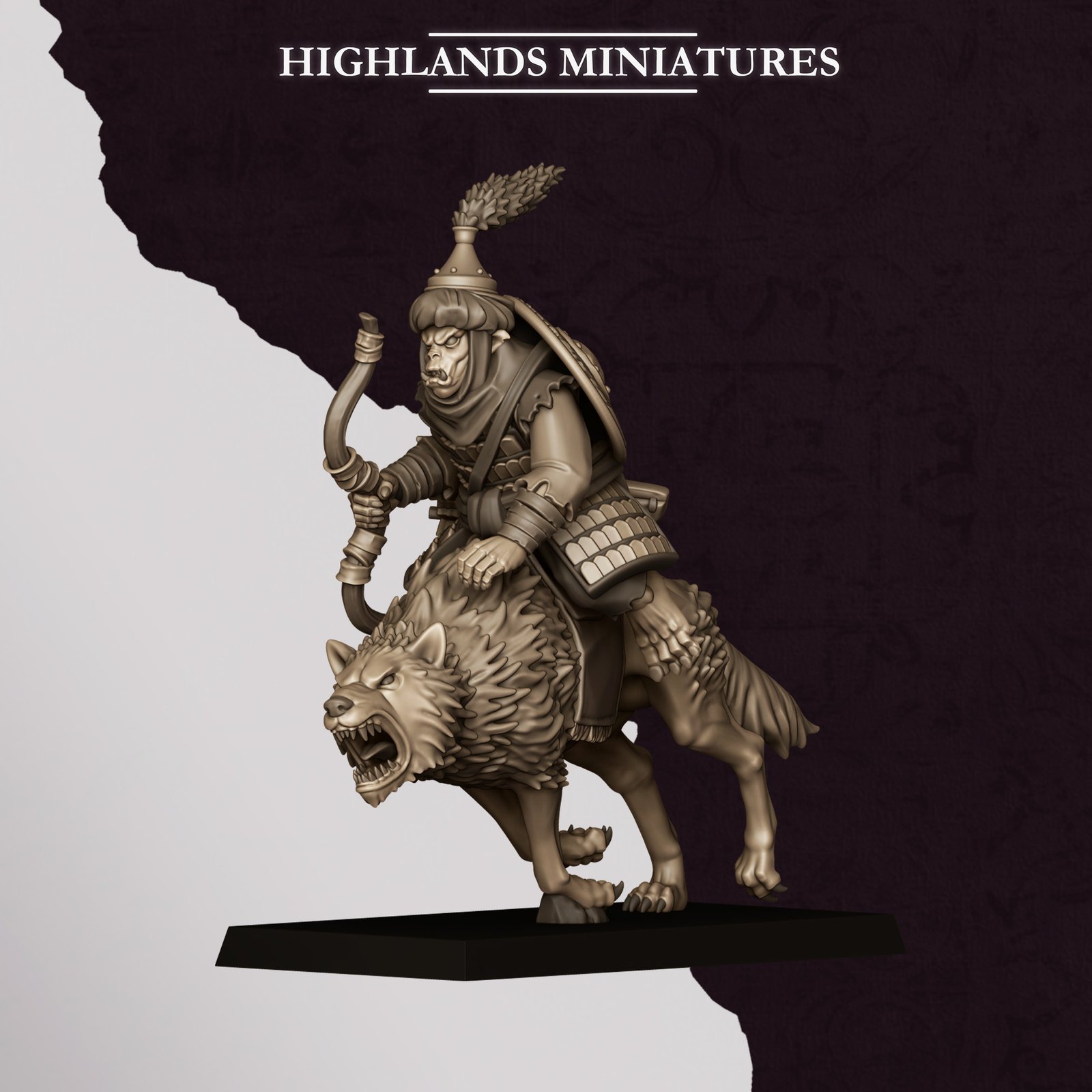 Jinete Arquero de Lobo Hogoblin (2)