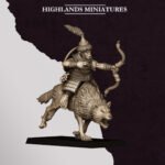 Jinete Arquero de Lobo Hogoblin (3)