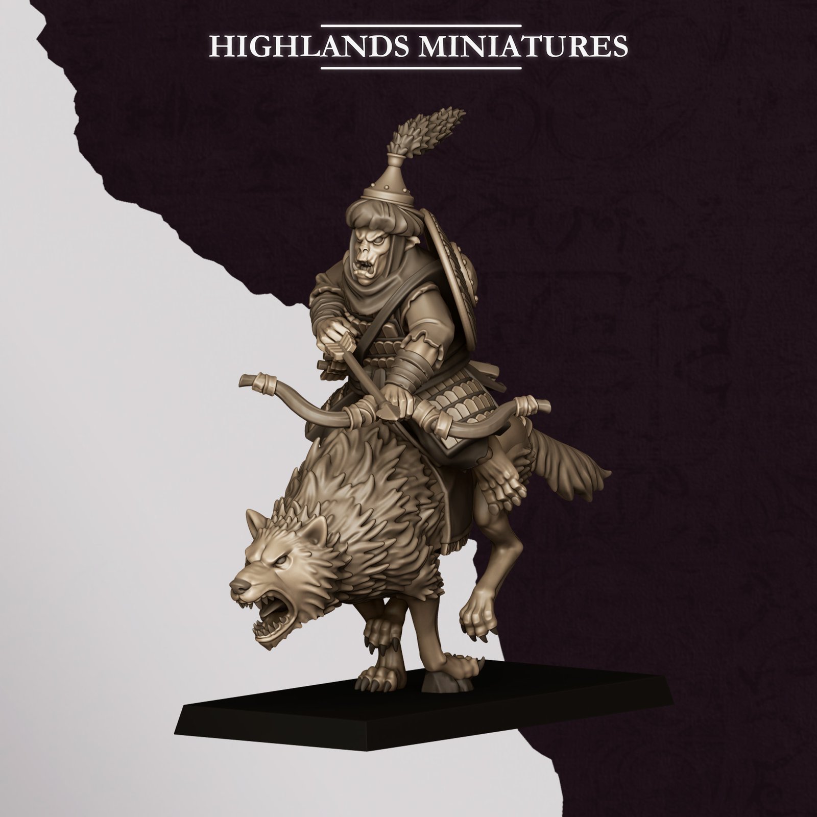 Jinete Arquero de Lobo Hogoblin (5)