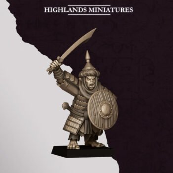 Jinete de Lobo Hogoblin Desmontado Capitán