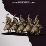 Jinetes Arquero de Lobo Hogoblins Regimiento (3)
