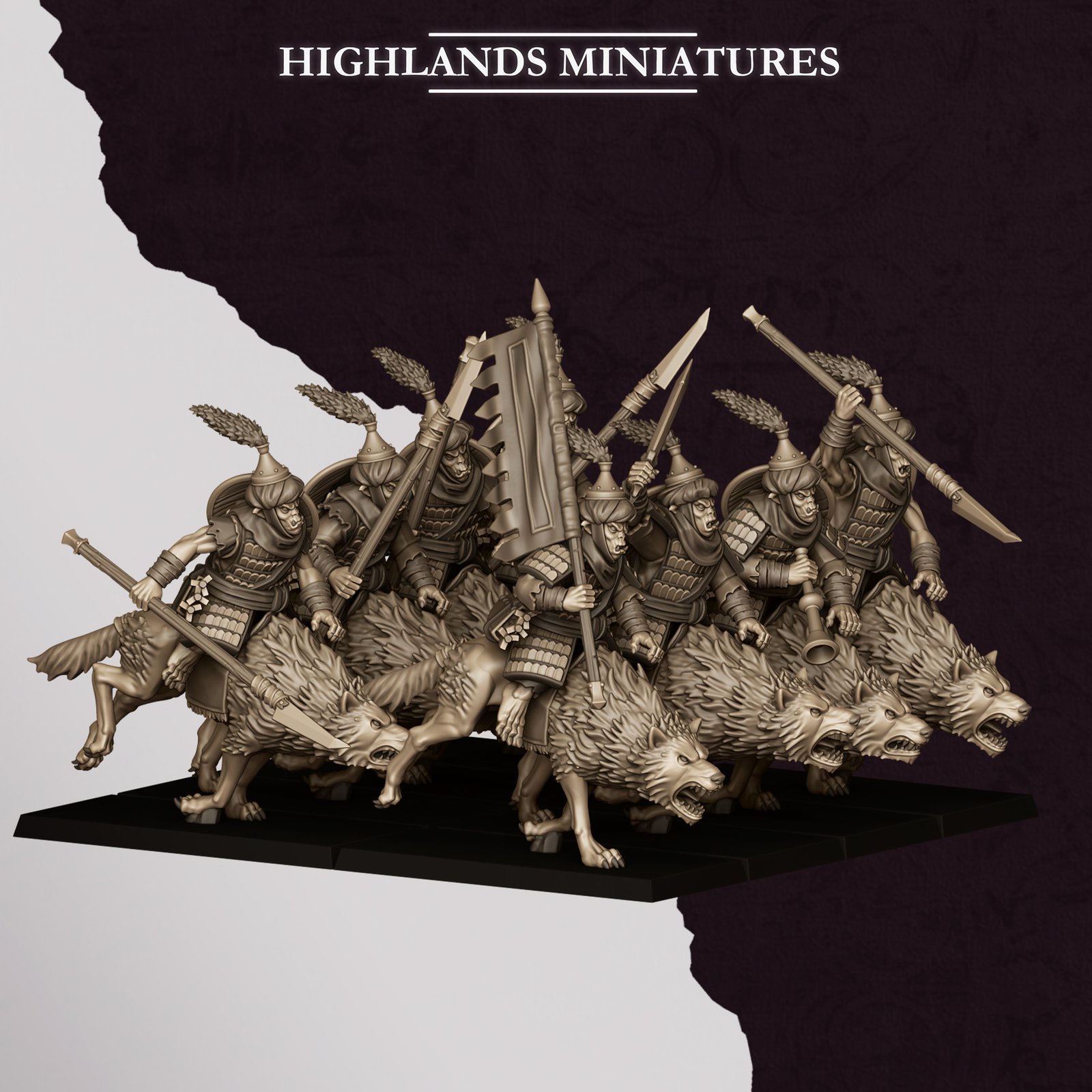 Jinetes de Lobo Hogoblins Regimeintos (2)