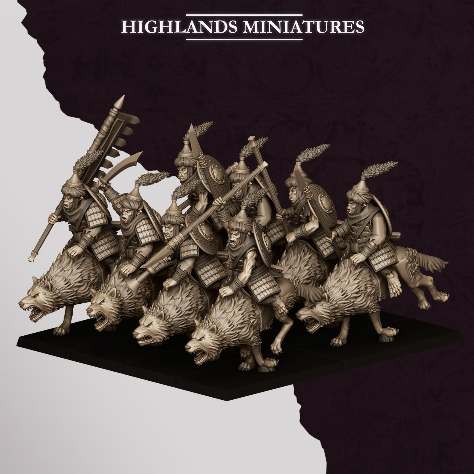 Jinetes de Lobo Hogoblins Regimeintos (3)
