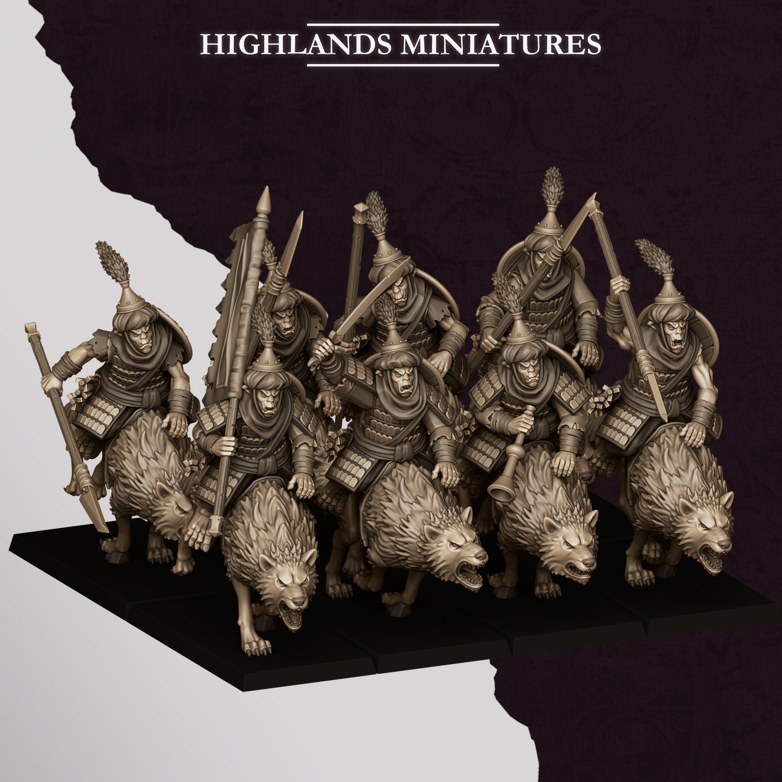 Jinetes de Lobo Hogoblins Regimeintos (4)