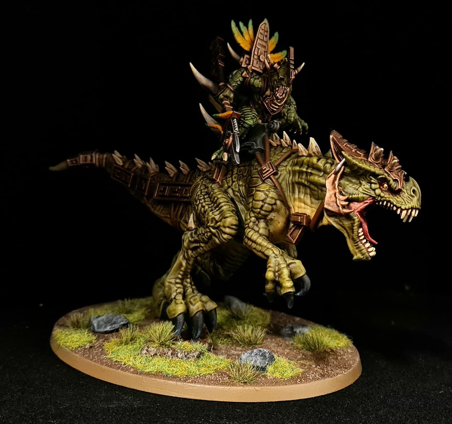 Kroq-Gar en Carnosaurio Pintado (2)