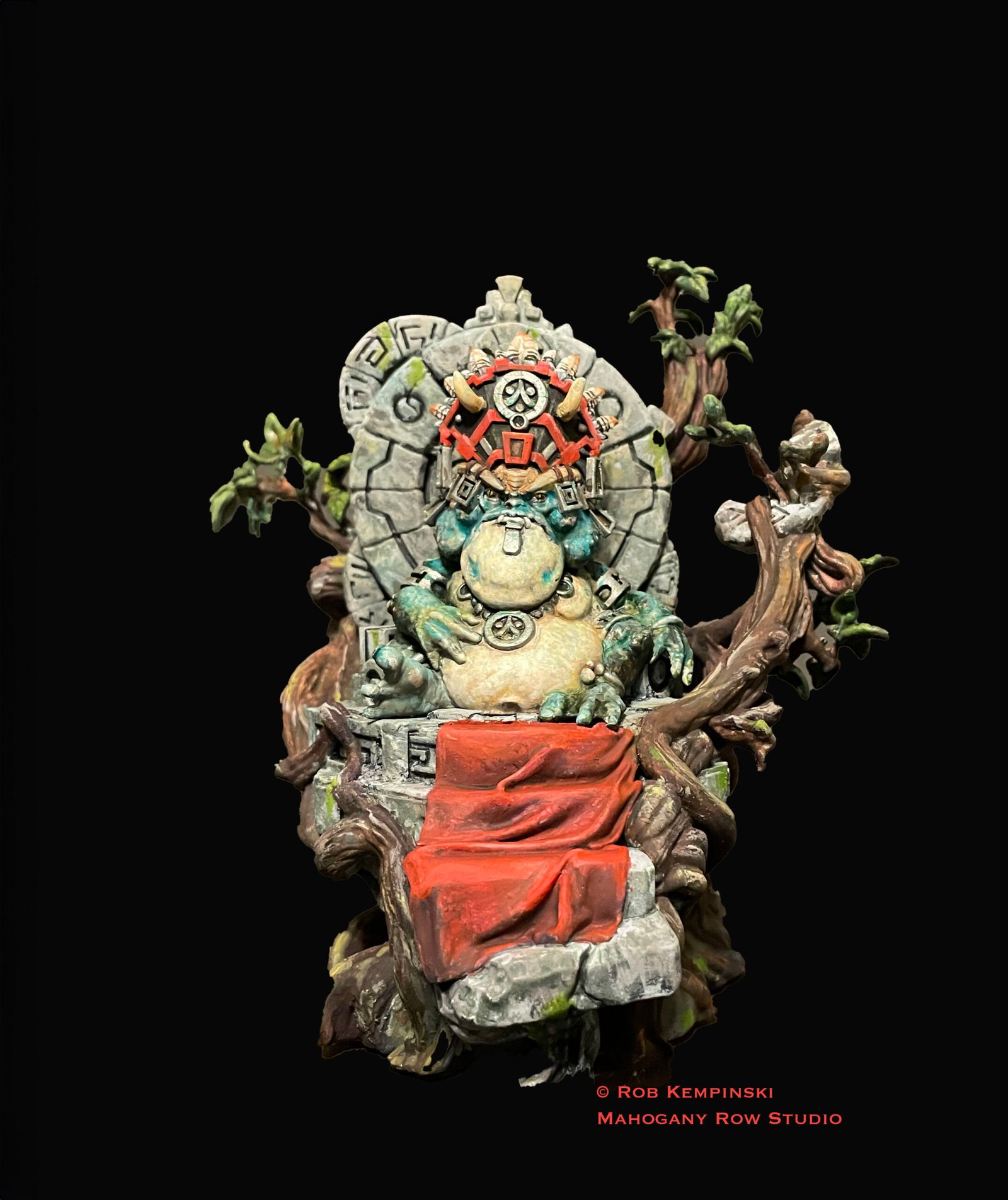 Mago Sacerdote Slann Ejemplo Pintado