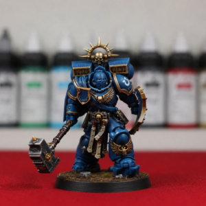 Capitán con propulsor de salto y escudo Pintado