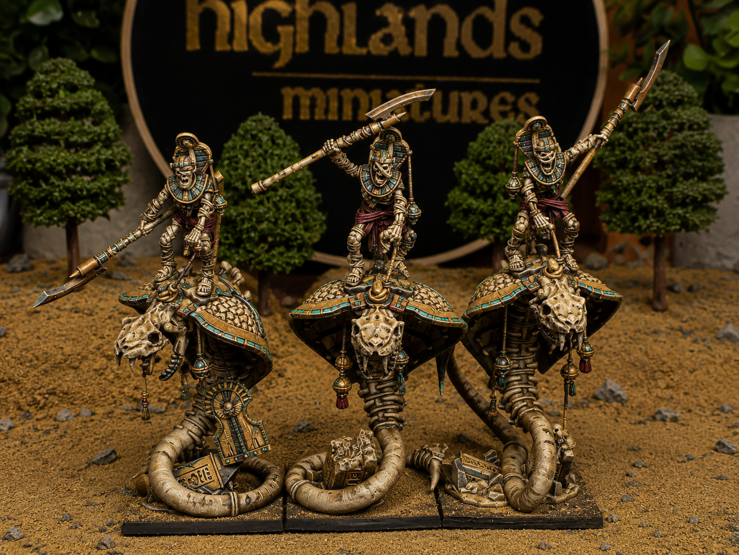 Caballeros de la Necrópolis Pintados